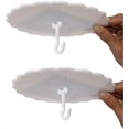 thumbnail image 1 of ZHAOCHENG Ganchos para mosquiteros de techo Ganchos para mosquiteros con forma de cúpula y pegamento especial Ganchos para techo Ganchos para colchas Juego de 2 para el hogar, 1 of 5