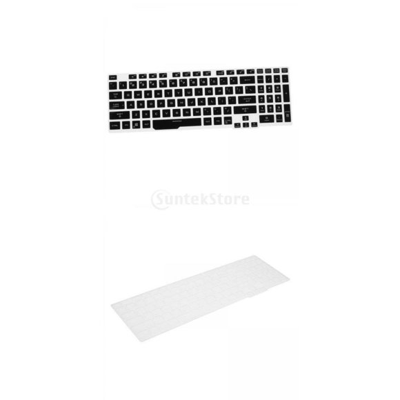 Cubierta de universal para A15 Accesorios para computadora portátil Negro + Cubierta de universal para Yotijar Cubierta del teclado
