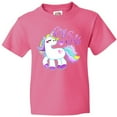 thumbnail image 3 of Inktastic Big Sis Unicorn Youth T-Shirt, 3 of 5