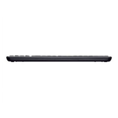 Logitech - K360 Full-size Wireless Scissor Keyboard - Black