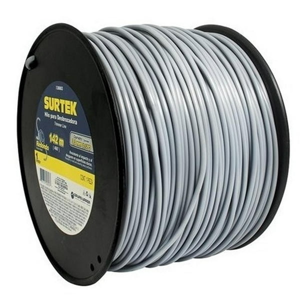 Nylon Para Desbrozadora En Carrete 3.3mm X 142 Mt Surtek SURTEK 130803