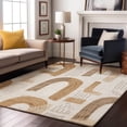 thumbnail image 7 of Addison Rugs Mayfield Premium Machine Washable Transitional Geometric Ivory Rectangle Rug, 2'6" X 3'10" Machine Washable Transitional Geometric Ivory Oversized Sherpa Throw Blanket, 7 of 7
