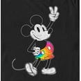 thumbnail image 2 of Men's Mickey & Friends Tie Dye Pants Portrait Graphic Tee Black Large, 2 of 5