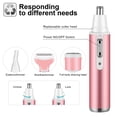 thumbnail image 3 of Electric Female Shaver,Rechargeable 4 in 1 Trimmer, Waterproof Shaver,Suitable for Nose and Armpit Arms and Legs, Bikini Area, Rose Gold, 3 of 9
