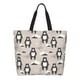thumbnail image 1 of Balery Cartoon Bear Brown Bolsa Tote Estilo Estético con Cremalleras, Bolsa de Hombro, Bolsa de Compras Grande y Plegable, 1 of 8