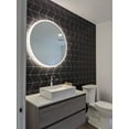 thumbnail image 3 of Zeek 32" BackLit LED lighted  Round Bathroom Wall Mirror M-RN32, 3 of 10