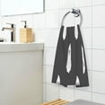 thumbnail image 6 of Dreamtimes Halloween Ghost Cotton Hand Towel Set of 2, Highly Absorbent Soft Fingertip Towels for Bathroom Kitchen Hotel Gym Spa, 16 x 28 Inch, 6 of 7