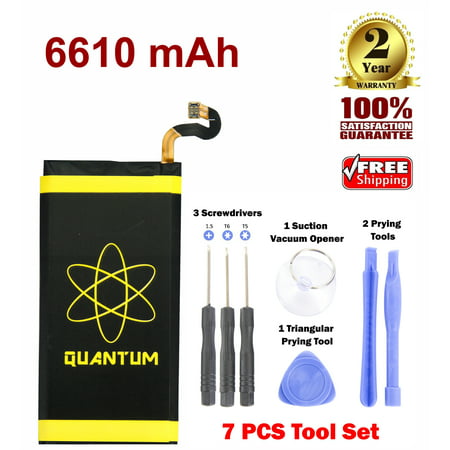 Quantum 6610mAh Extended Slim Battery For Samsung Galaxy S8 with Free Tools