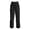 Black*, variant on OSOLU Girls Pants Elastic Drawstring High Waist Front Seam Detail Relaxed Straight Leg Casual Trousers Navy