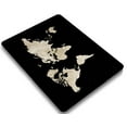 thumbnail image 4 of Hard Shell Case Compatible with MacBook Pro 14 inchs 2023/2022/2021 M2 A2779 & A2442 M1 Cable Tie, World Map 8_1, 4 of 5