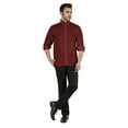 thumbnail image 2 of Bestman Formal Front Button Placket Solid Shirts For Mens Long Sleeve Regular Fit Shirt, 2 of 5