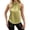 Yellow, variant on Women's Letter Graphic Sleeveless Tank Top for Layering Yellow M