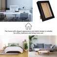 thumbnail image 3 of TABLZONE Black Plastic Picture Frame for Home Use Rectangle Shape Decorative Photo Frame 8.5x11 Inches, 3 of 6