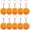 Orange, variant on 10PCS Artificial Lemon Slice Keychain Fake Fruit Slice Key Ring for Tote Bag Purse Backpack Cellphone Car Key Pendants Ornament