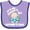 Lavender and Purple, variant on Inktastic Its My Daddys 1st Fathers Day with Baby and Stars Boys or Girls Baby Bib