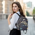 thumbnail image 6 of FORMRS Mini Backpack Purse for Women Quilted Travel Daypack Casual Shoulder Bag, Astronaut Space, 6 of 7