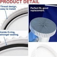 thumbnail image 5 of Skimmer Sand Pump Conversion Kit, Replacement Vacuum Adapter with Gasket for Summer Wave SFX1000 SFX1500S Sand Pump, 5 of 5