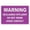 Warning Sign 2, variant on Warning Hot Works Permits Required Warning Security Outdoor Sign - 8"x12", Reflective, Weatherproof - Factory, Warehouse, Construction Site, Workshop