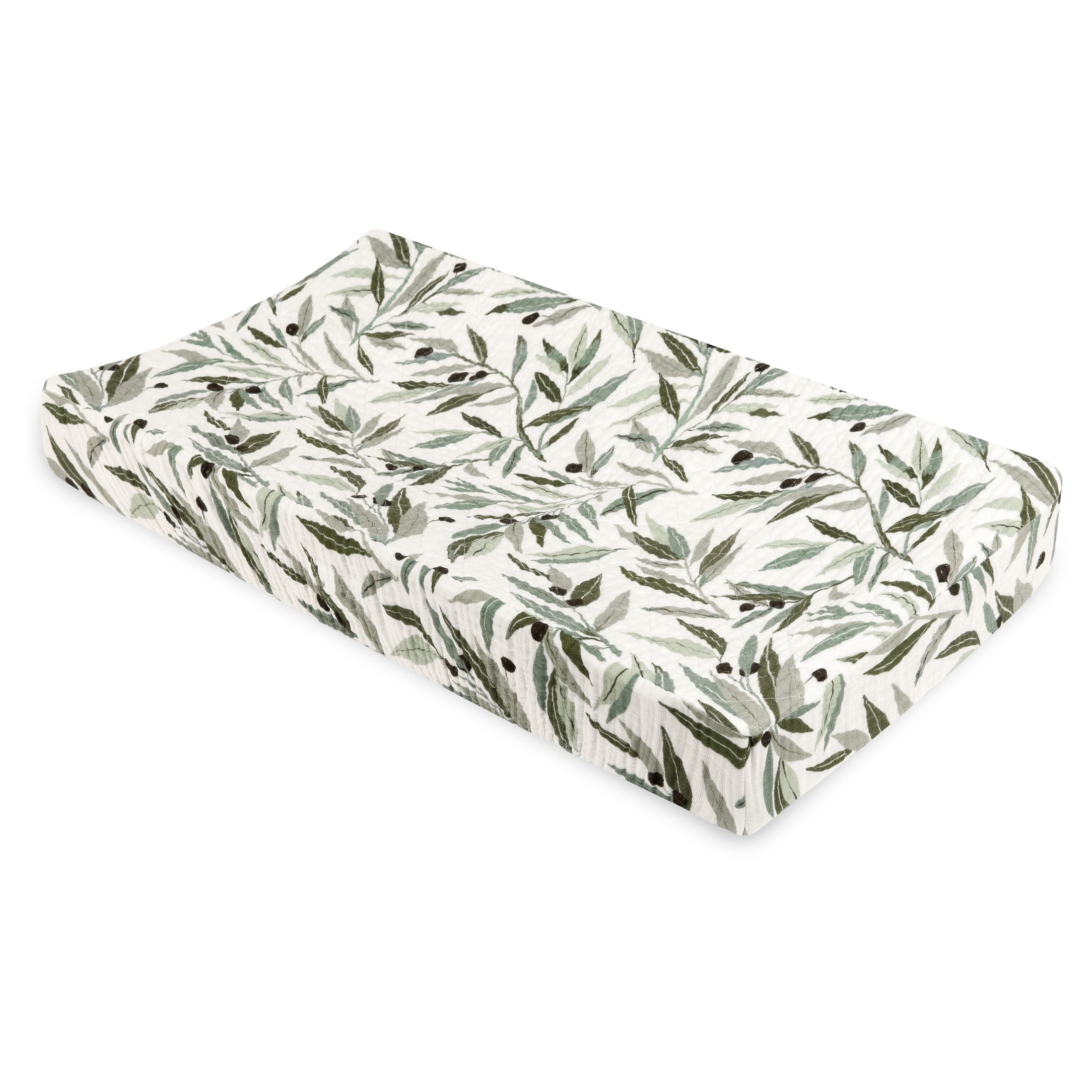 Babyletto Quilted Changing Pad Cover in GOTS Certified Organic Muslin Cotton