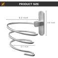 thumbnail image 6 of Hair Dryer Holder,Wall Mounted Spiral Hair Dryer Shelf,Bathroom Stainless Steel Hair Dryer Bracket,Self-Adhesive Hair Dryer Storage Rack (Silver), 6 of 15