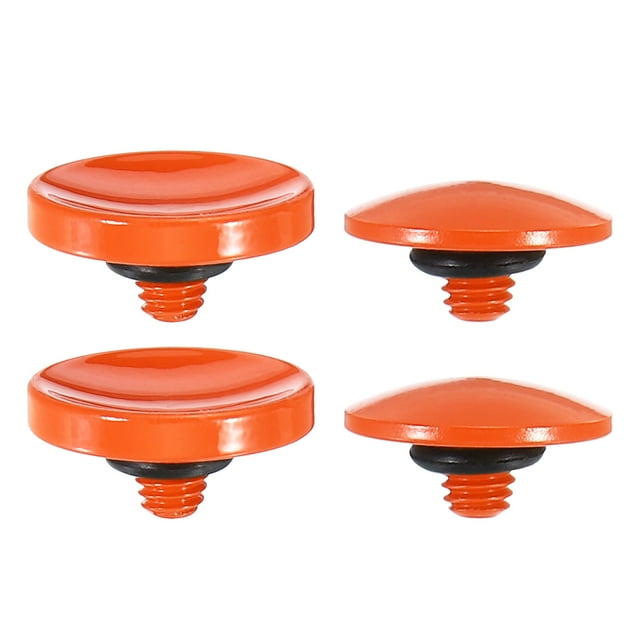 Unique Bargains Shutter Delease Button Shutter Delease Bouton Cuivre Caméra Shutter Bouton Orange 4 Pack