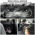 thumbnail image 4 of Plutus Pet Dog Car Seat Cover for Back Seat with Side Flaps and Mesh Window, Waterproof Anti-Scratch Nonslip Dog Hammock for Cars, Trucks and SUVs, Black, 4 of 7