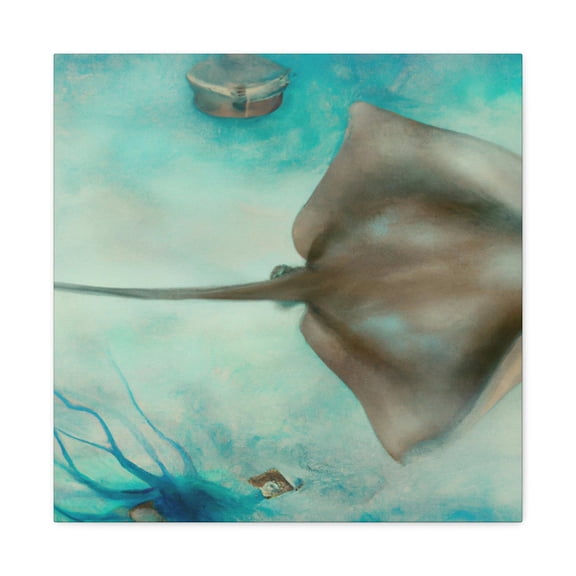 Stingray Steampunk Portrait - Canvas