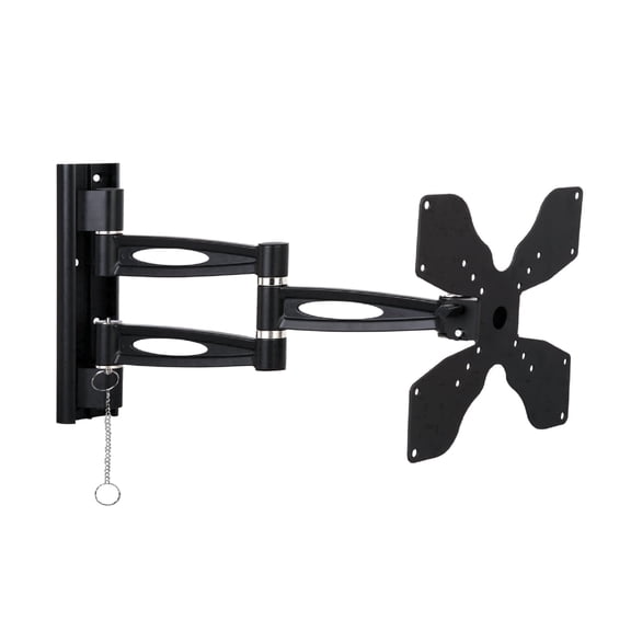 Master Mounts 408L Locking Heavy Duty Articulating Wall Mount - Great for Mounting TVs in RVs Campers Trucks Boats Fits Up to 55" TVs, VESA up to 200x200 (Black)