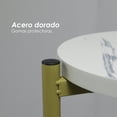 thumbnail image 4 of Mesa auxiliar 2 niveles Ilios Innova MA-40D Blanco con dorado, 4 of 9