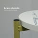 thumbnail image 4 of Mesa auxiliar 2 niveles Ilios Innova MA-40D Blanco con dorado, 4 of 9