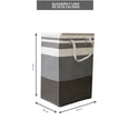thumbnail image 4 of TESSO HOME Cestos para Ropa Sucia Plegable 2 Piezas Cesta de Lavandería 75 Litros por Pieza Bolso de Almacenamiento Bote para Ropa Sucia con Asas, 4 of 7