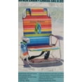 thumbnail image 2 of Tommy Bahama Folding Beach Chair with Storage Pouch, Aluminum Stripes, 2 of 2