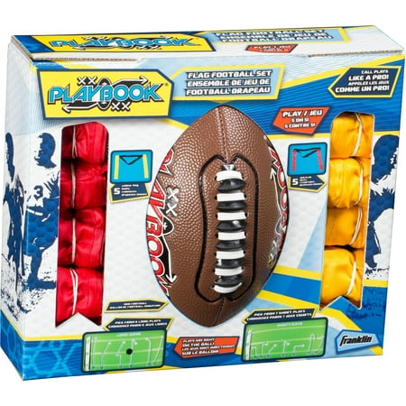 UPC: 0025725435838 | Franklin Sports Flag Football Set – 10 Player Set with Belts + Ball