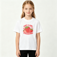 thumbnail image 2 of Cute Strawberry Girls Graphic Tee Sweet Fruit Lover Summer Style 100% Cotton Kids Short Sleeve T-Shirt 4-13Y, 2 of 5