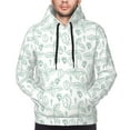thumbnail image 4 of Hoodies for Men - Leaf print Long Sleeve Comfrt Men'S Fashion Hoodies & Sweatshirts, Sweatshirts for Men Hoodies Pullover Clothing Clothes with Pouch, 4 of 7