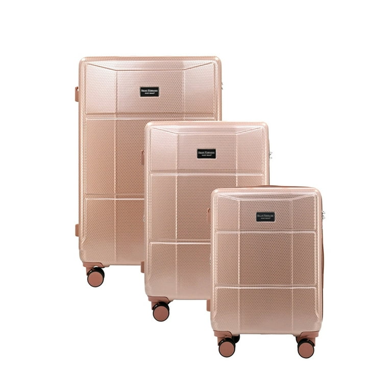 ISAAC MIZRAHI AERO 3-Piece Luggage Set – Lightweight Expandable
