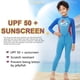 thumbnail image 4 of Soidarity Traje de baño de una pieza para niños, conjunto de esnórquel a prueba de sol, traje de baño elástico con cremallera, traje de baño cálido Deportes acuáticos azul L Soidarity OD003312-03, 4 of 6