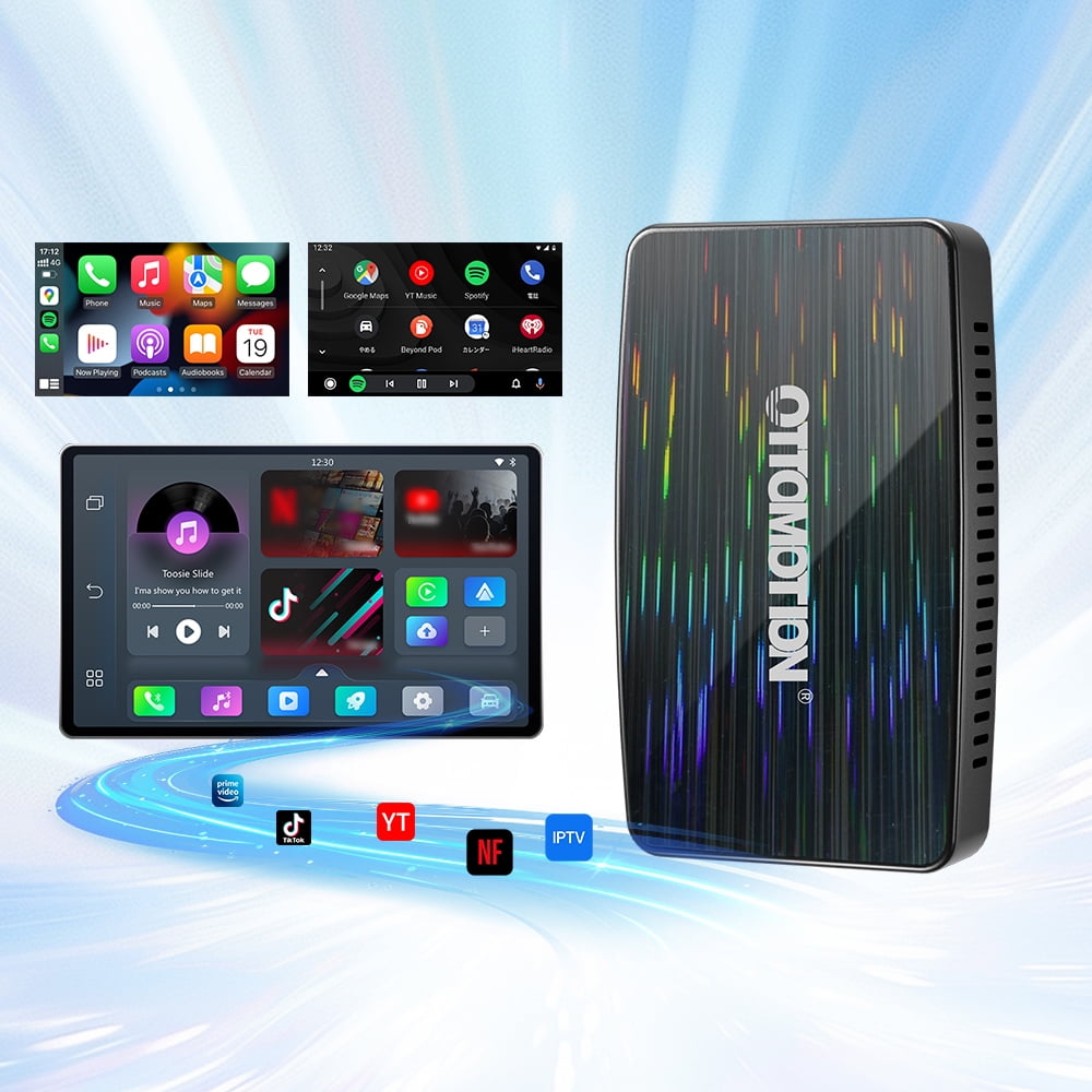 Ottocast Play2Video Wireless CarPlay & Android Auto Adapter