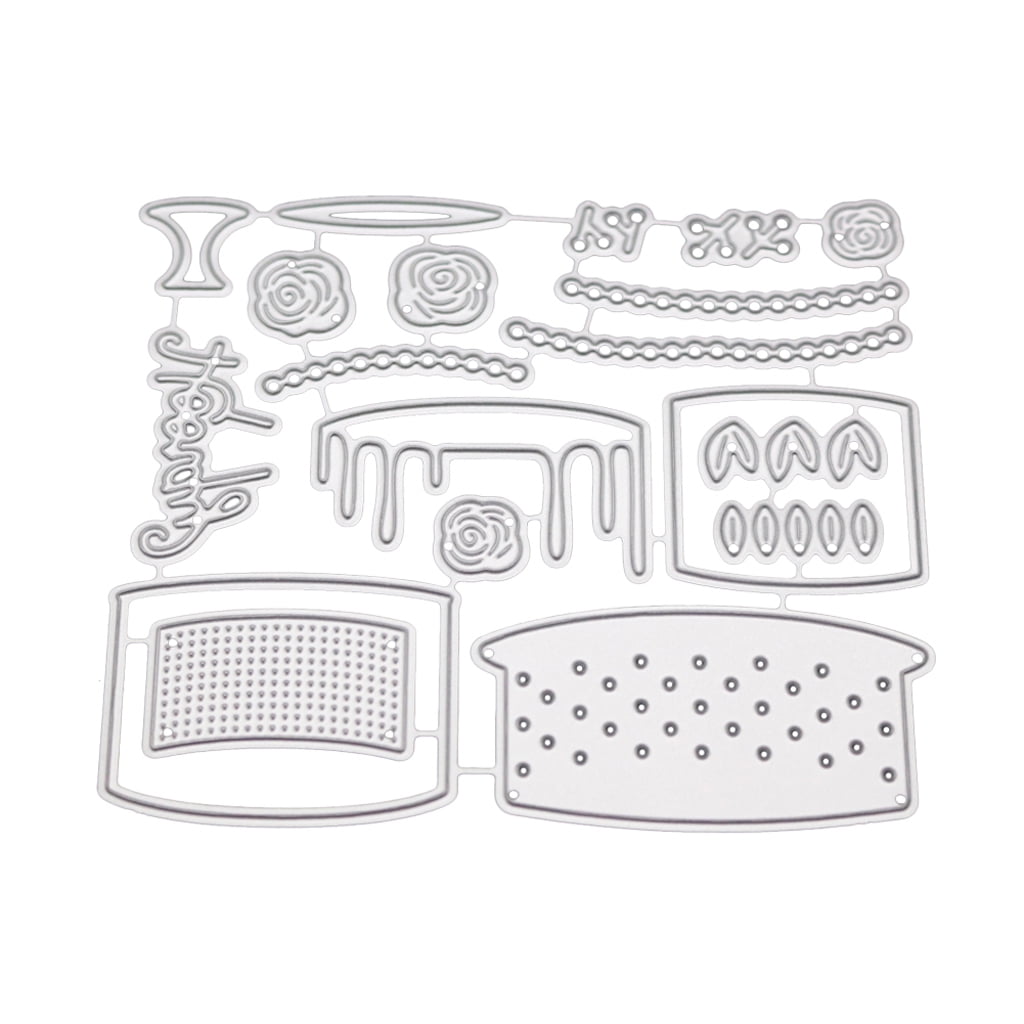 Birthday Card DIY Metal Cutting Dies Stencil Scrapbooking Album Paper Embossing Birthday Card DIY Metal Cutting Dies Stencil Scrapbooking Album Paper Embossing