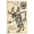 thumbnail image 1 of Cryptids póster de Folklore Cthulhu, Mothman, lukpus, Jersey, Devil, Wendigo, impresión naturalista, lienzo, arte de pared, pintura, decoración del hogar, 1 of 4