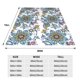 thumbnail image 3 of Balery Flowers and Butterflies Manta de Felpa Suave y Acogedora – Cobija de Franela Aterciopelada para Cama, Lavable y Cálida para Sofá, Mascotas, Transpirable-60"x50", 3 of 7