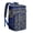 Blue-16, variant on Vintage Floral Print Cooler Backpack, Leakproof Waterproof Insulated Lunch Bag, Botanical Garden Blossom Pattern for Picnic, Hiking, Beach