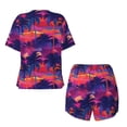thumbnail image 5 of Xecao Retro Palms print Swimsuit for women, Summer-ready, sporty style.Quick-dry fabric. Many sizes & colors., 5 of 9