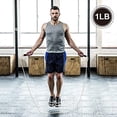 thumbnail image 3 of Con peso - Cuerda de saltar de longitud ajustable, fitness para adultos, entrenamiento de resistencia de cardio boxing Adepaton  Ligas y bandas, 3 of 5