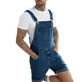 thumbnail image 1 of Product Classification Men'S Jeans - Streetwear Jumpsuit with Pockets and Suspender Detail for Modern Everyday Style, 1 of 6