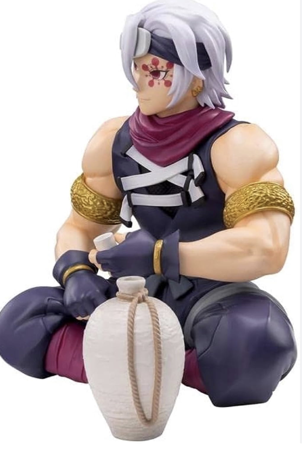 Tengen Uzui Sound Relax Drink Figure Demon Anime Slayer Sowrdsman Noodle Stopper