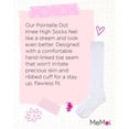 thumbnail image 7 of MeMoi  Pointelle Dot Knee High Socks - Girls - Female, 10, White, 7 of 7