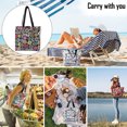 thumbnail image 5 of Bolsas de supermercado reutilizables con asas Bolsas de compras lavables plegables, 5 of 5