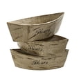 thumbnail image 1 of Nearly Natural 0532-S3 White Washed Wood Planter - Set of 3, 1 of 3