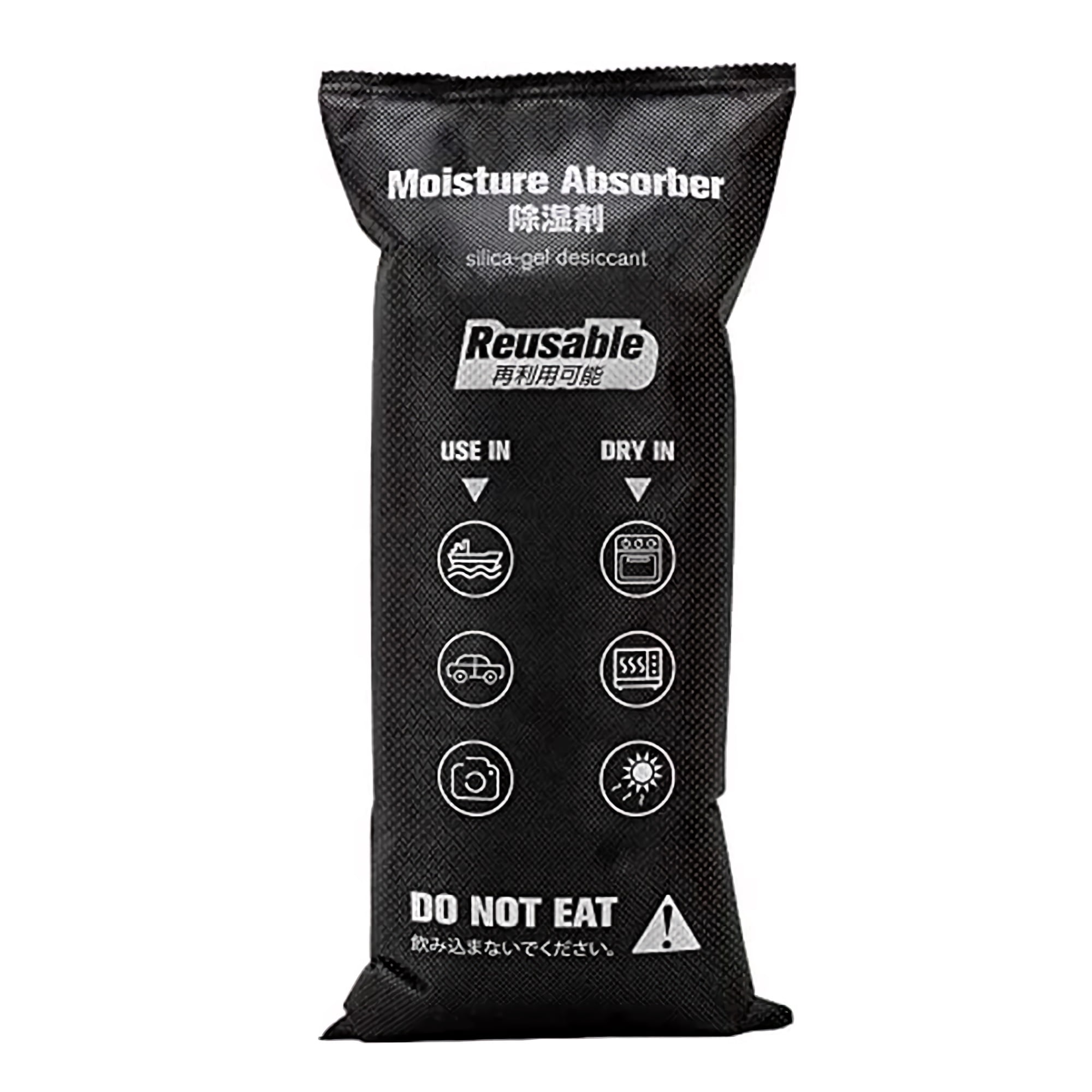 500g Moisture Absorber Bag, Silica Gel Dehumidifier, Anti-Fog, Condensation, Mold Prevention for Cars, Storage, Safes, Home (24 Pack)